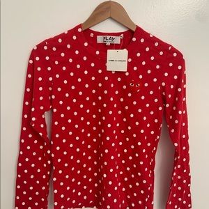 Play Comme Des Garçons Polk-a-dot Shirt